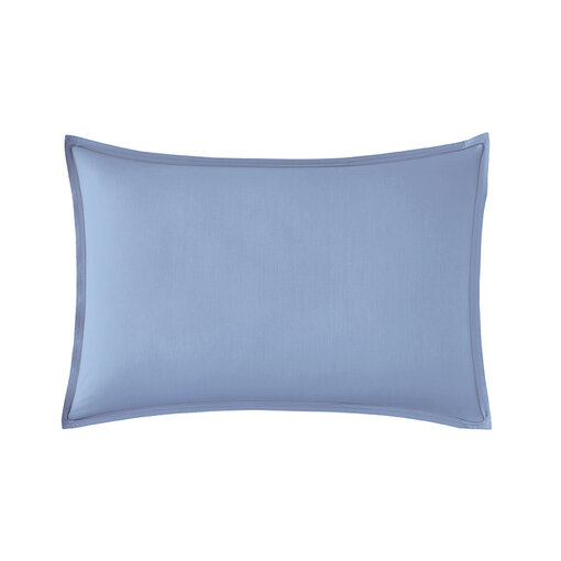 Essix kussensloop uni (effen) bleu olympe 200TC, vanaf