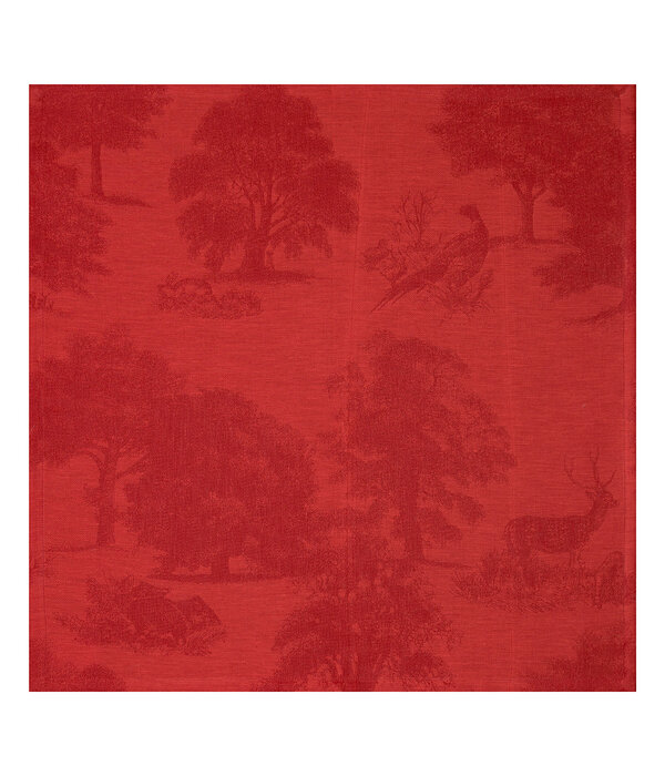 Le Jacquard Français Souveraine red