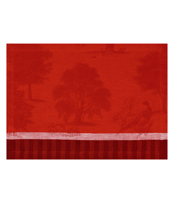 Le Jacquard Français Souveraine red