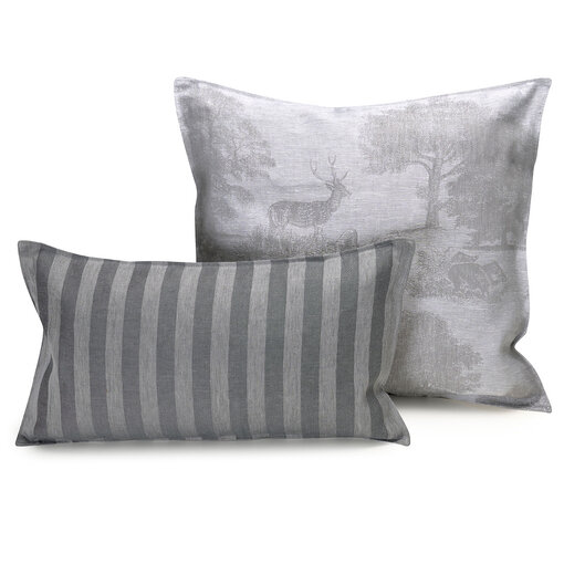 Le Jacquard Français Souveraine silver kussenhoezen, vanaf
