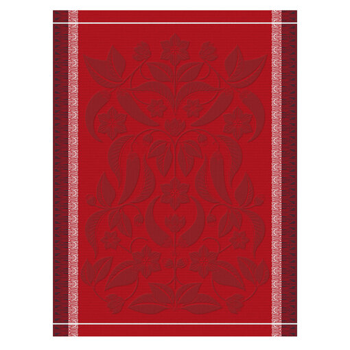 Le Jacquard Français Droogdoek Piments red