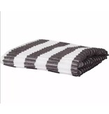 Jorzolino vaatdoek gestreept donkergrijs -wit