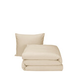 Moodit dekbedovertrekset flanel uni cream, Freya