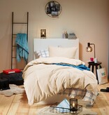 Moodit dekbedovertrekset flanel uni cream, Freya
