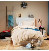 Moodit dekbedovertrekset flanel uni cream, Freya