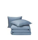 Moodit dekbedovertrekset flanel stone blue, uni Freya