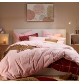 Moodit dekbedovertrekset uni flanel pearl pink