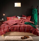 Moodit dekbedovertrekset Rosaline burgundy (flanel), vanaf