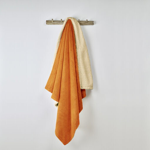 De Witte Lietaer plaid Laya copper, in 2 maten
