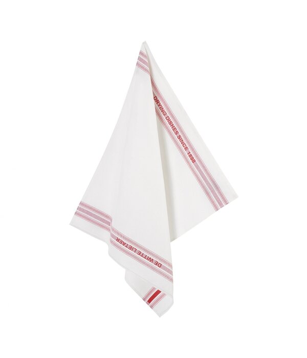 De Witte Lietaer droogdoek Dish halflinnen red