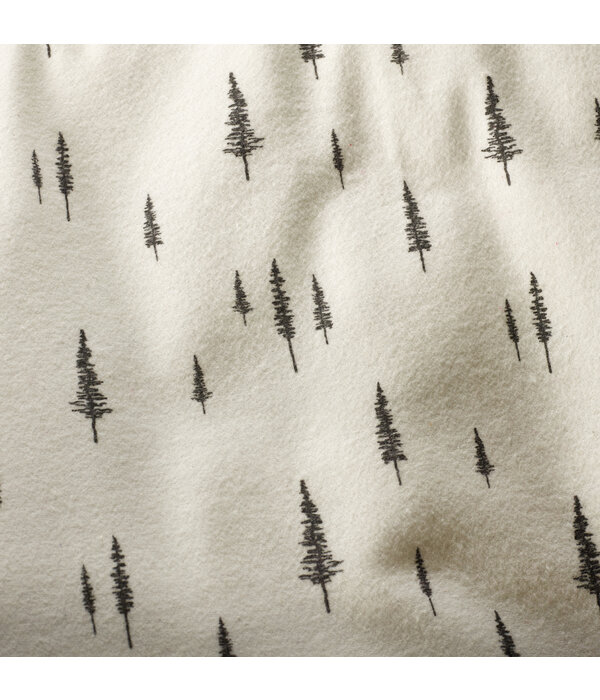 De Witte Lietaer dekbedovertrekset flanel Dentree soft white