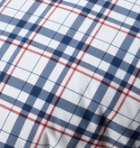 De Witte Lietaer dekbedovertrekset Tartan blue indigo, flanel, vanaf