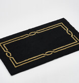 Abyss Habidecor Cross badmat black (998), 2200 gram per m²