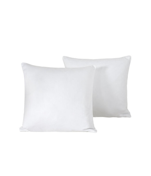 De Witte Lietaer Olivia wit / white (uni) 200 TC kussenslopen