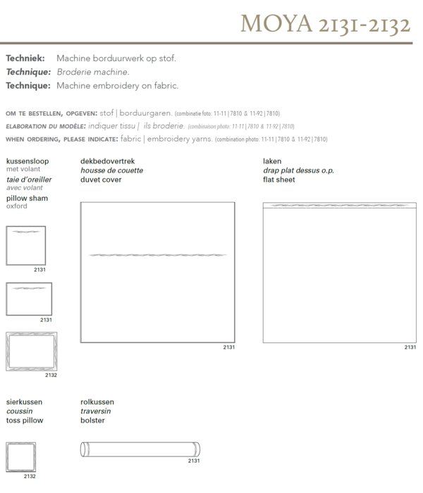Mirabel Slabbinck Moya in gekamde katoen kwaliteit, Citrus 200TC