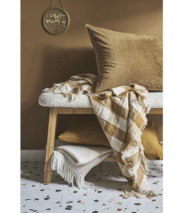Essix Daisy ocre plaid