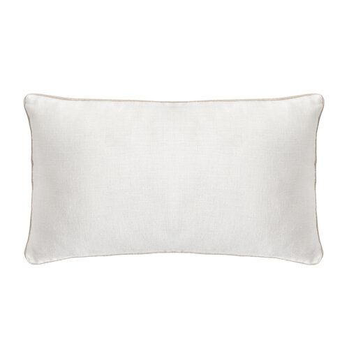 Essix witte 100%  linnen sierkussenhoes, Arty blanc