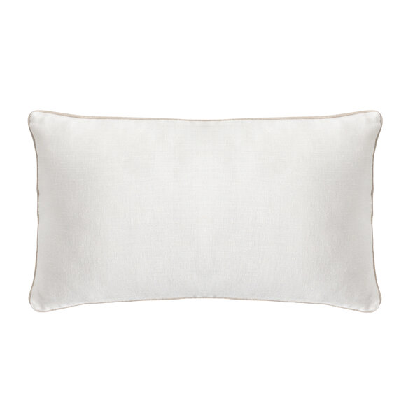 witte 100%  linnen sierkussenhoes, Arty blanc
