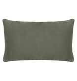 Essix groene 100%  linnen sierkussenhoes, Arty vert de gris