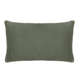 Essix groene 100%  linnen sierkussenhoes, Arty vert de gris