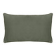 groene 100%  linnen sierkussenhoes, Arty vert de gris