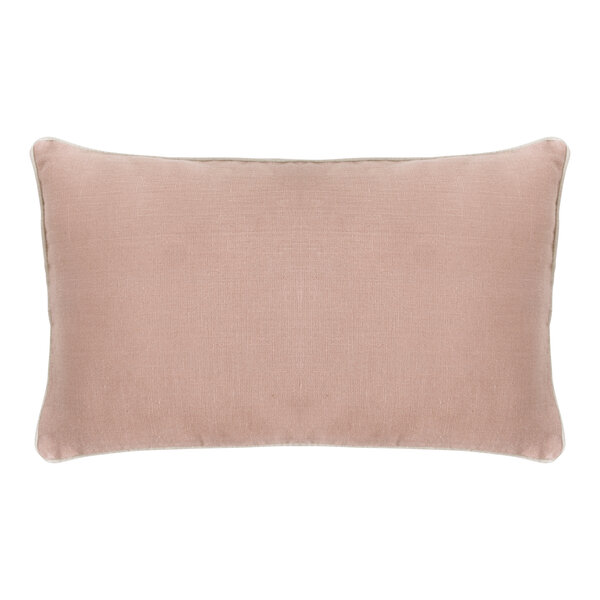 poeder roze 100%  linnen sierkussenhoes, Arty poudre rosé