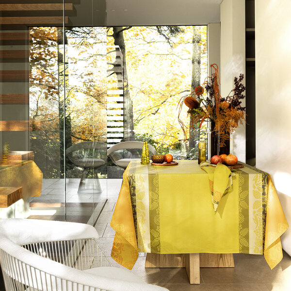 gecoat tafellinnen Mumbai yellow