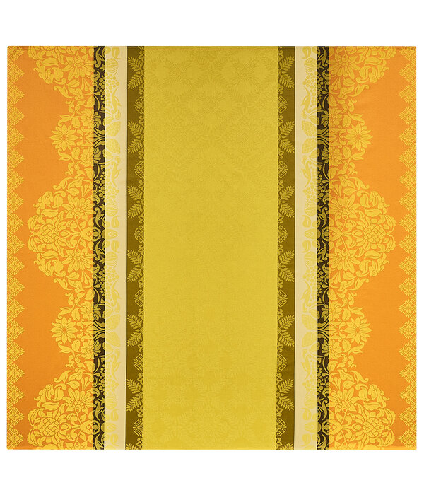 Le Jacquard Français Mumbai yellow tafellinnen