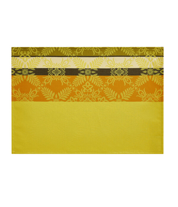 Le Jacquard Français Mumbai yellow tafellinnen