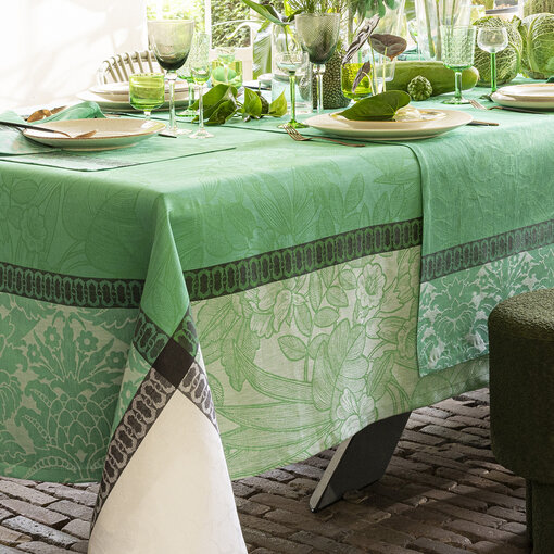 Le Jacquard Français Escapade Tropicale green