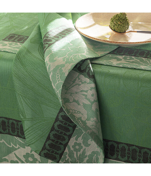 Le Jacquard Français Escapade Tropicale green