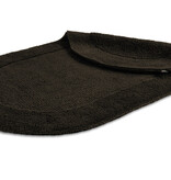 Rhomtuft donkerbruine ovale badmat 50x75, Exquisit mocca