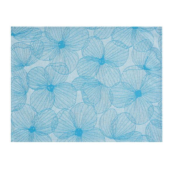 A la Carte Fleurs de Papillons blue placemats