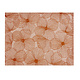 A la Carte Fleurs de Papillons brown placemats