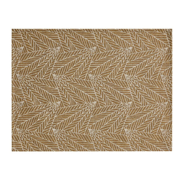 A la Carte Feuilles brown placemats