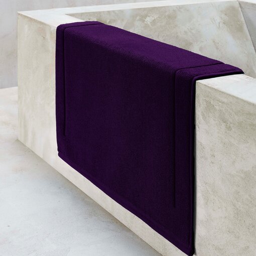 De Witte Lietaer Excellence badmat deep dark purple 60x100 cm