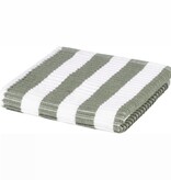 Jorzolino vaatdoek gestreept celadon - wit