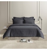 De Witte Lietaer donkergrijze dekbedovertrekset Skyscraper ebony 220TC
