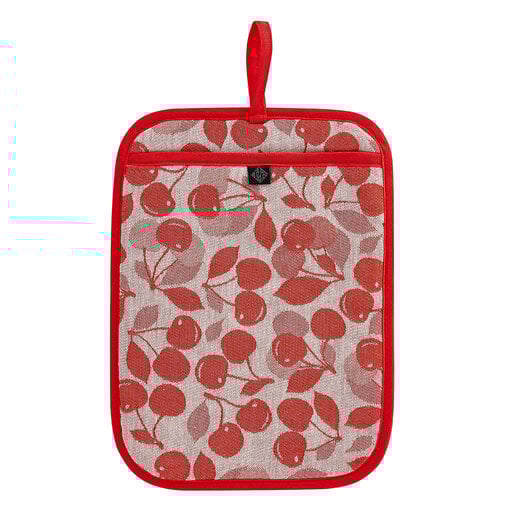 Le Jacquard Français Pannenlap Cerises red
