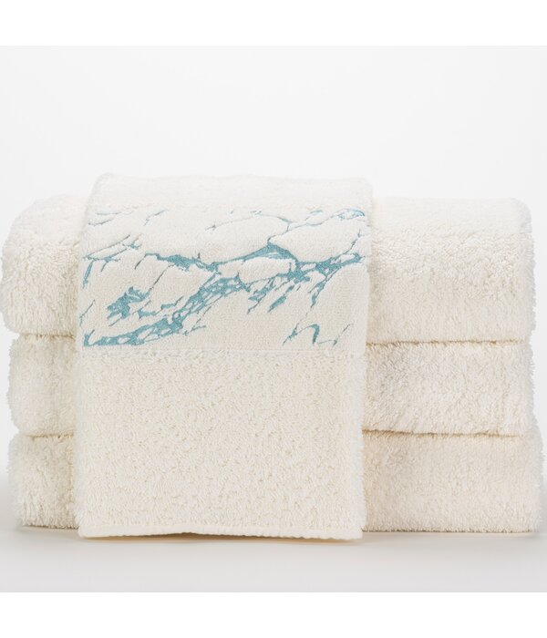 Abyss Habidecor Alpi ice handdoek 40x75 (235), 650 gram per m²