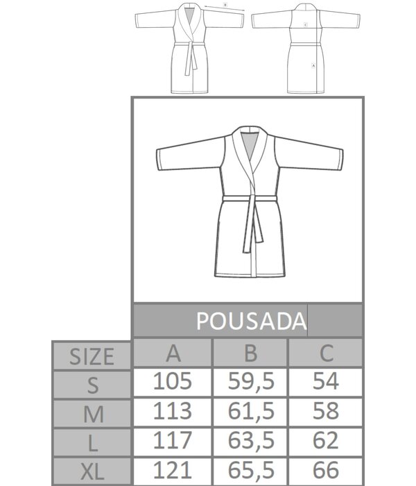 Abyss Habidecor Pousada wafelbadjassen chili (638), 300 gram per m²