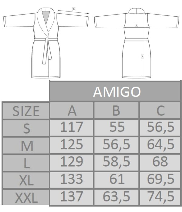 Abyss Habidecor Amigo badjassen sand (714), 400 gram per m²