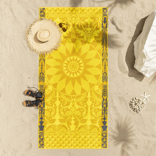 Le Jacquard Français Strandlaken Soleil yellow