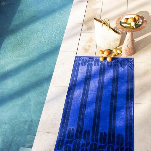 Le Jacquard Français Strandlaken Nautic blue