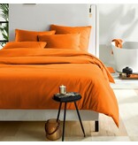De Witte Lietaer dekbedovertrekset Olivia (uni) copper (oranje) 200 TC