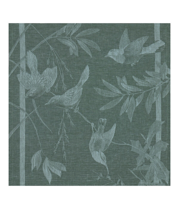 Le Jacquard Français Volière green placemats en servetten