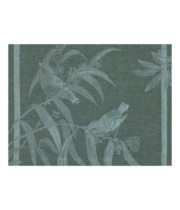Le Jacquard Français Volière green placemats en servetten