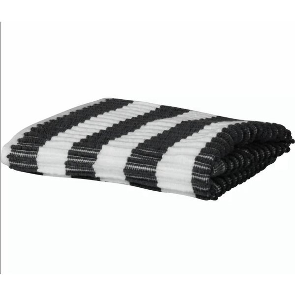 vaatdoek gestreept zwart - wit