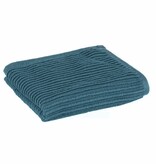 Vaatdoek petrol/grijs blauw