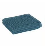 Vaatdoek petrol/grijs blauw